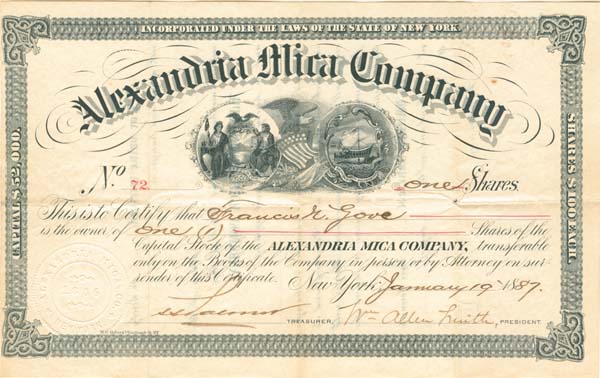 Alexandria Mica Co. (Uncanceled)